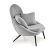 Fotelis MERRY leisure chair, pilkas