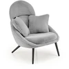 Fotelis MERRY leisure chair, pilkas