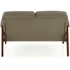 Fotelis MILANO 2S sofa, alyvuogių spalvos CASTEL#39 / tamsus riešutas