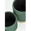 Fotelis MONTY set of two stools: color: dark žalias