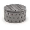 Fotelis NUNEZ pouffe color: pilkas