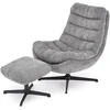 Fotelis OLYMPIC leisure chair pilkas