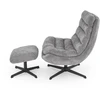 Fotelis OLYMPIC leisure chair pilkas