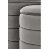 Fotelis PACHO set of two color: pilkas