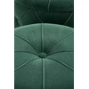 Fotelis POLLY set of two stools, color: dark žalias