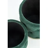 Fotelis POLLY set of two stools, color: dark žalias