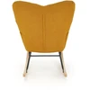 Fotelis VASCO rocking chair, mustard