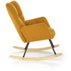 Fotelis VASCO rocking chair, mustard