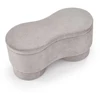 Fotelis VIVA bench with storage function, pilkas