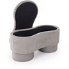 Fotelis VIVA bench with storage function, pilkas