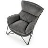 Fotelis VOLKER leisure armchair dark pilkas/ juodas
