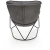 Fotelis VOLKER leisure armchair dark pilkas/ juodas