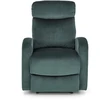 Fotelis WONDER recliner, dark žalias