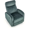 Fotelis WONDER recliner, dark žalias