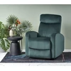 Fotelis WONDER recliner, dark žalias
