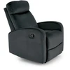 Fotelis WONDER recliner, juodos spalvos
