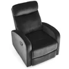 Fotelis WONDER recliner, juodos spalvos