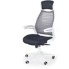 FRANKLIN office chair, color: juodas / baltas / pilkas