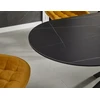 Signal Meble Valgomojo stalas Gaston Ceramic 140, 140 x 80 cm, juoda
