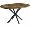 Signal Meble Valgomojo stalas SIGNAL Gaston, 100(135)x100x75 cm, ruda/juoda