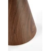 GENESIS_S coffee table, baltas marble / walnut / auksinis