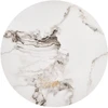 GILDA set of three coffee tables, baltas marble / juodas