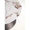 GORETTI coffee table, baltas marble / juodas