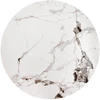 GORETTI coffee table, baltas marble / juodas