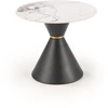 GORETTI_S coffee table, baltas marble / juodas