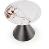 GORETTI_S coffee table, baltas marble / juodas