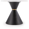 GORETTI_S coffee table, baltas marble / juodas