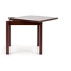 GRACJAN table color: dark walnut