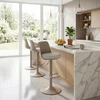 H127 bar stool, cappuccino / pilkas