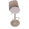 H127 bar stool, cappuccino / pilkas