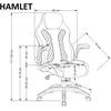 HAMLET chair, juodas / pilkas