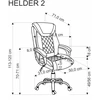 HELDER 2 vadovo kėdė: pilka