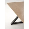HENRY table, natural / juodas