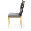 K436 chair color: pilkas / auksinis