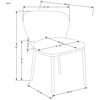K518 chair, creamy
