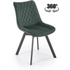 K520 chair, juodas / dark žalias