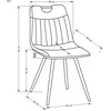 K521 K525 kėdė smėlio spalvos