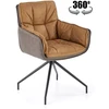 K523 chair, ruda / dark ruda