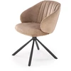 K533 chair, juodas / cappucino
