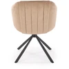 K533 chair, juodas / cappucino
