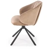 K533 chair, juodas / cappucino