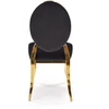 K556 chair, juodas / auksinis