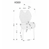 K569 chair pilkas