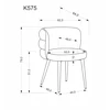 Halmar Kėdė K575 pilka