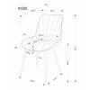 K589 chair, beige