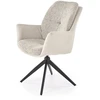 K591 swivel chair, light pilkas